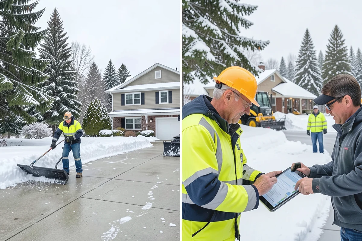 Fitness Center Deicing in Skykomish, King County, WA - Map the entrance approach and parking walkways