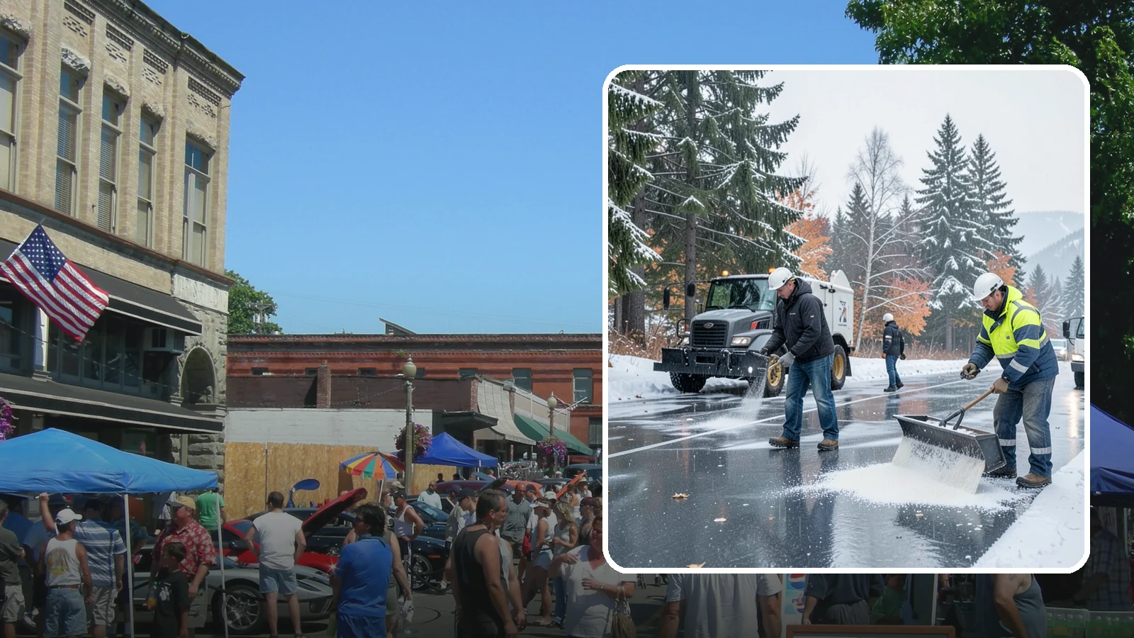 Fitness Center Deicing in Snohomish, Snohomish County, WA - Deicing for fitness centers and gyms, keeping entrances and parking paths safe for early-morning members arriving before dawn in...