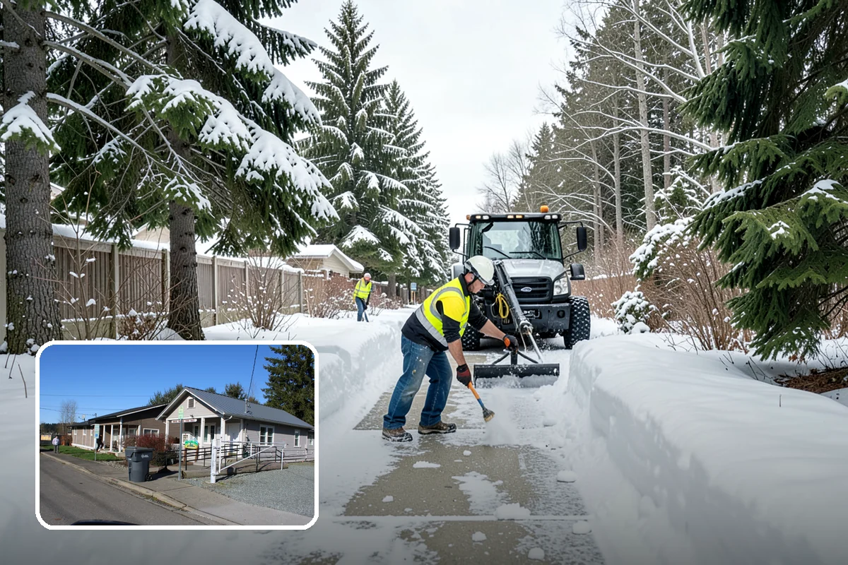 Fitness Center Deicing in South Prairie, Pierce County, WA - Keeps early-morning and evening members safe on arrival