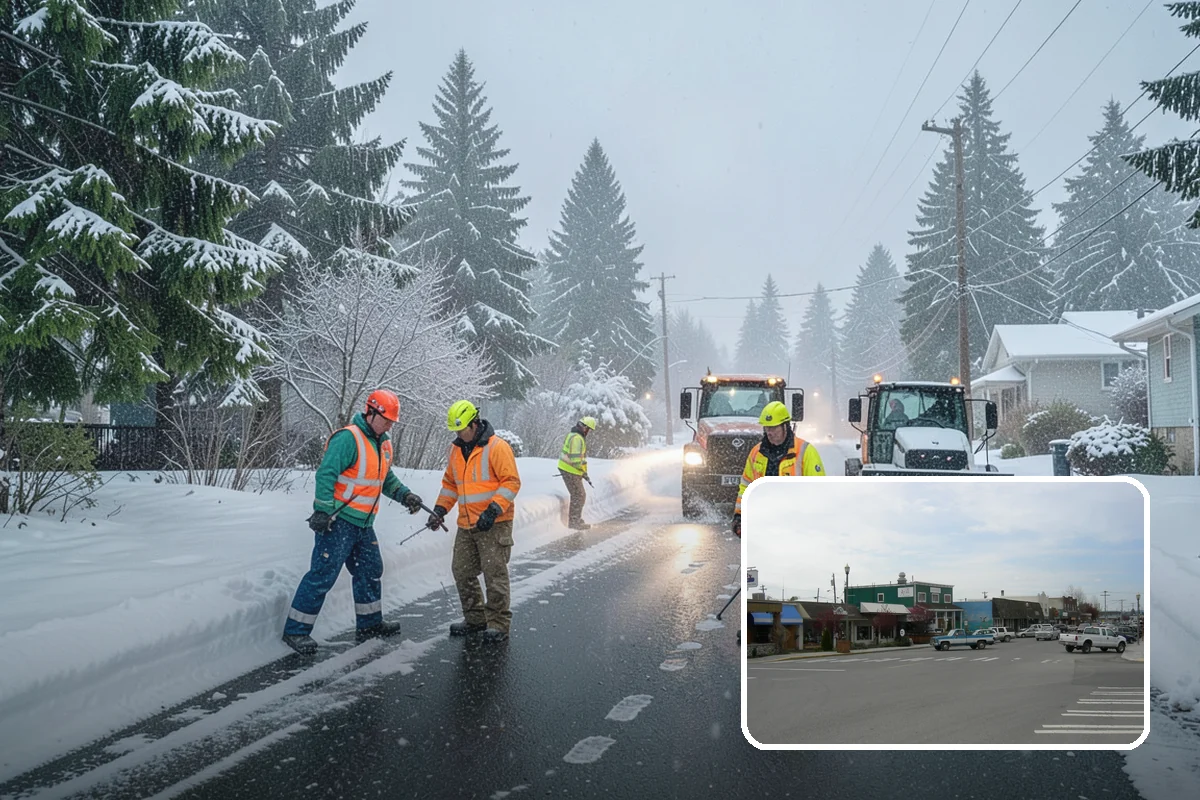 Fitness Center Deicing in Stanwood, Snohomish County, WA - Keeps early-morning and evening members safe on arrival