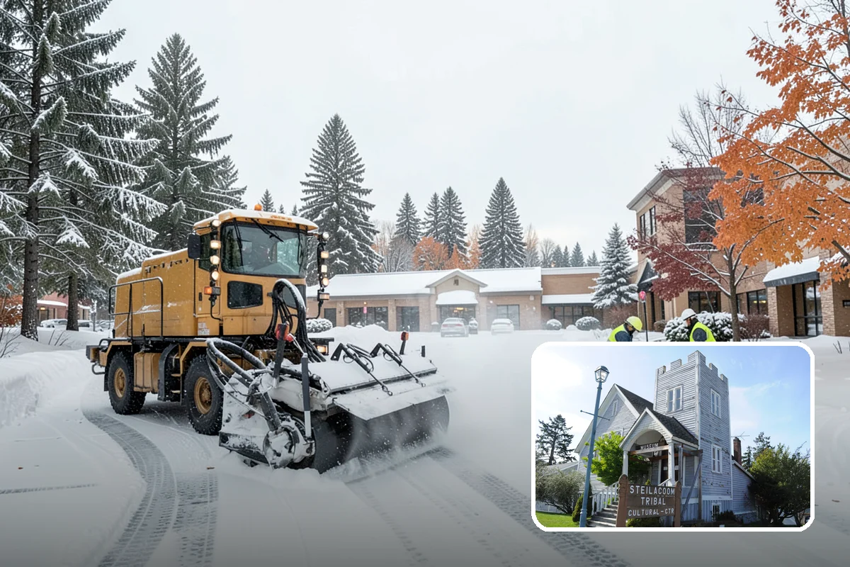 Fitness Center Deicing in Steilacoom, Pierce County, WA - Keeps early-morning and evening members safe on arrival