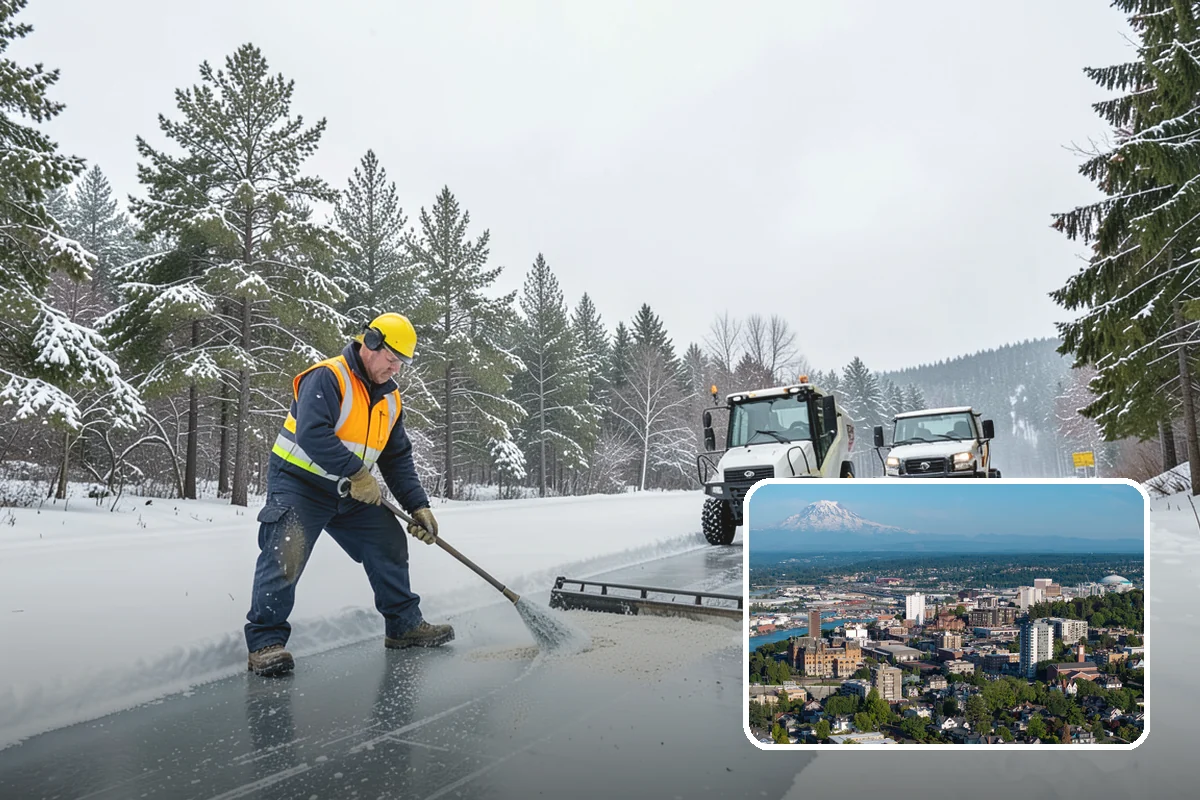 Fitness Center Deicing in Tacoma, Pierce County, WA - Keeps early-morning and evening members safe on arrival