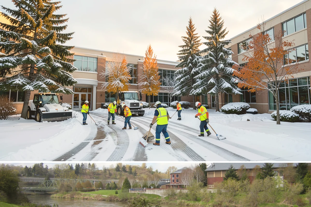 Fitness Center Deicing in Tukwila, King County, WA - Deicing runs the winter season, with pre-dawn readiness during freezing-rain events that catch early members off guard.