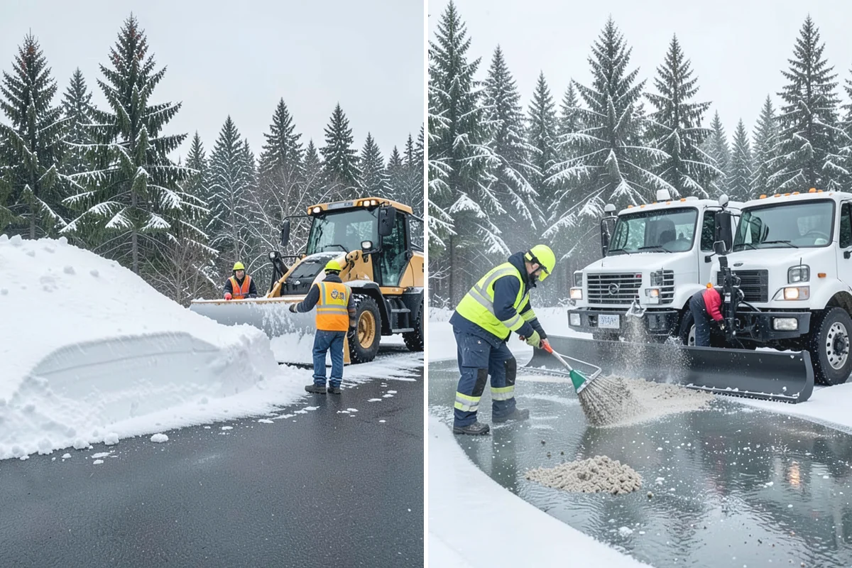 Fitness Center Parking Lot Snow Removal in Auburn, King County, WA - Confirm early opening and peak hours with fitness center staff