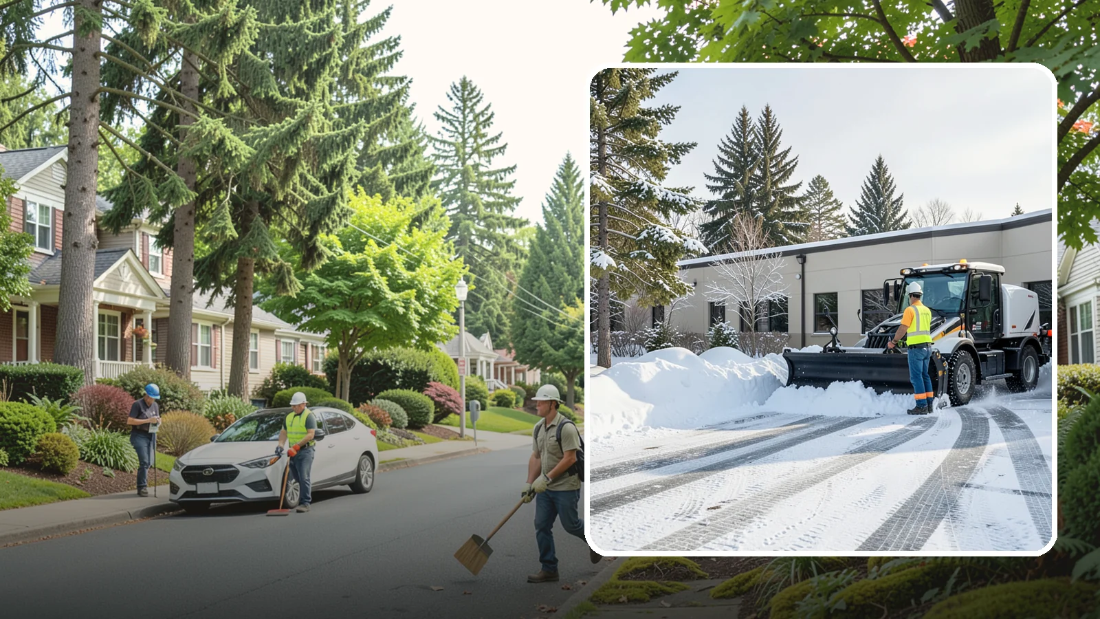 Fitness Center Parking Lot Snow Removal in Beaux Arts Village, King County, WA - We clear fitness center lots before dawn so Western Washington members can work out safely through winter.
