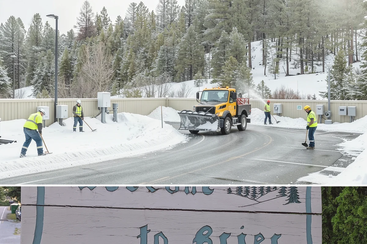 Fitness Center Parking Lot Snow Removal in Brier, Snohomish County, WA - Fitness center lots in Western Washington face peak snow demand from December through February, when dark morning freezes meet...
