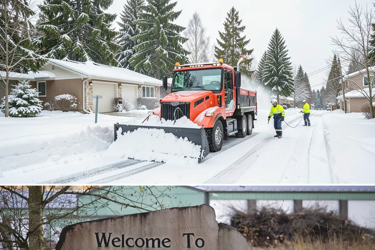 Fitness Center Parking Lot Snow Removal in Buckley, Pierce County, WA - Fitness center lots in Western Washington face peak snow demand from December through February, when dark morning freezes meet...