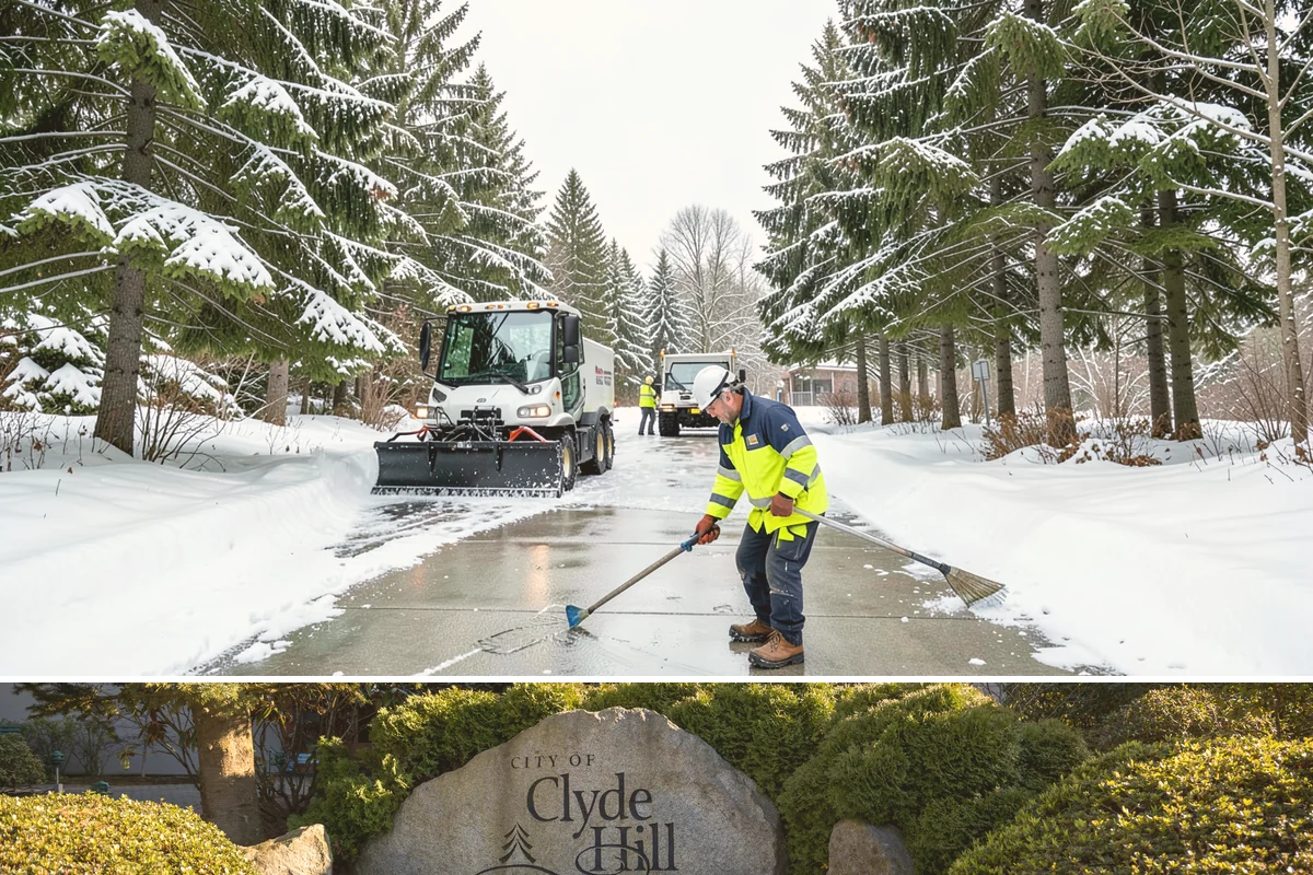 Fitness Center Parking Lot Snow Removal in Clyde Hill, King County, WA - Fitness center lots in Western Washington face peak snow demand from December through February, when dark morning freezes meet...
