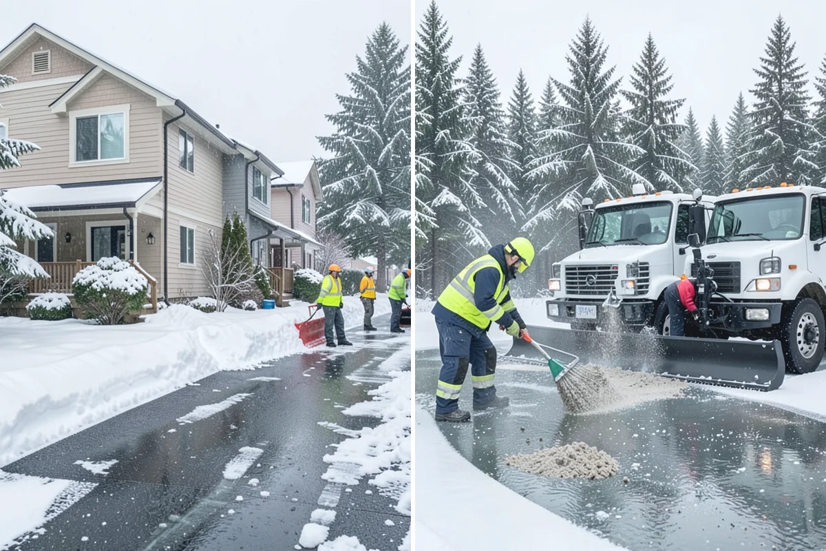 Fitness Center Parking Lot Snow Removal in Coupeville, Island County, WA - Confirm early opening and peak hours with fitness center staff
