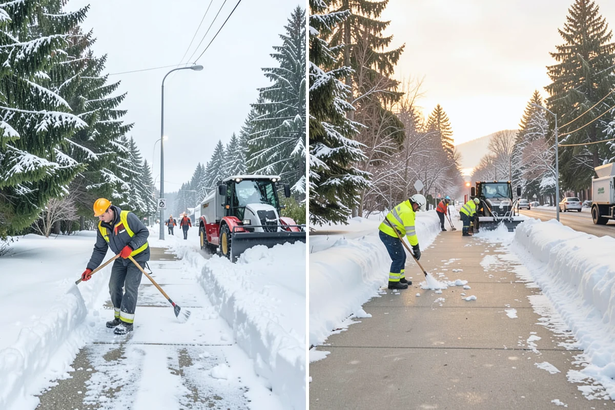 Fitness Center Parking Lot Snow Removal in Darrington, Snohomish County, WA - Confirm early opening and peak hours with fitness center staff