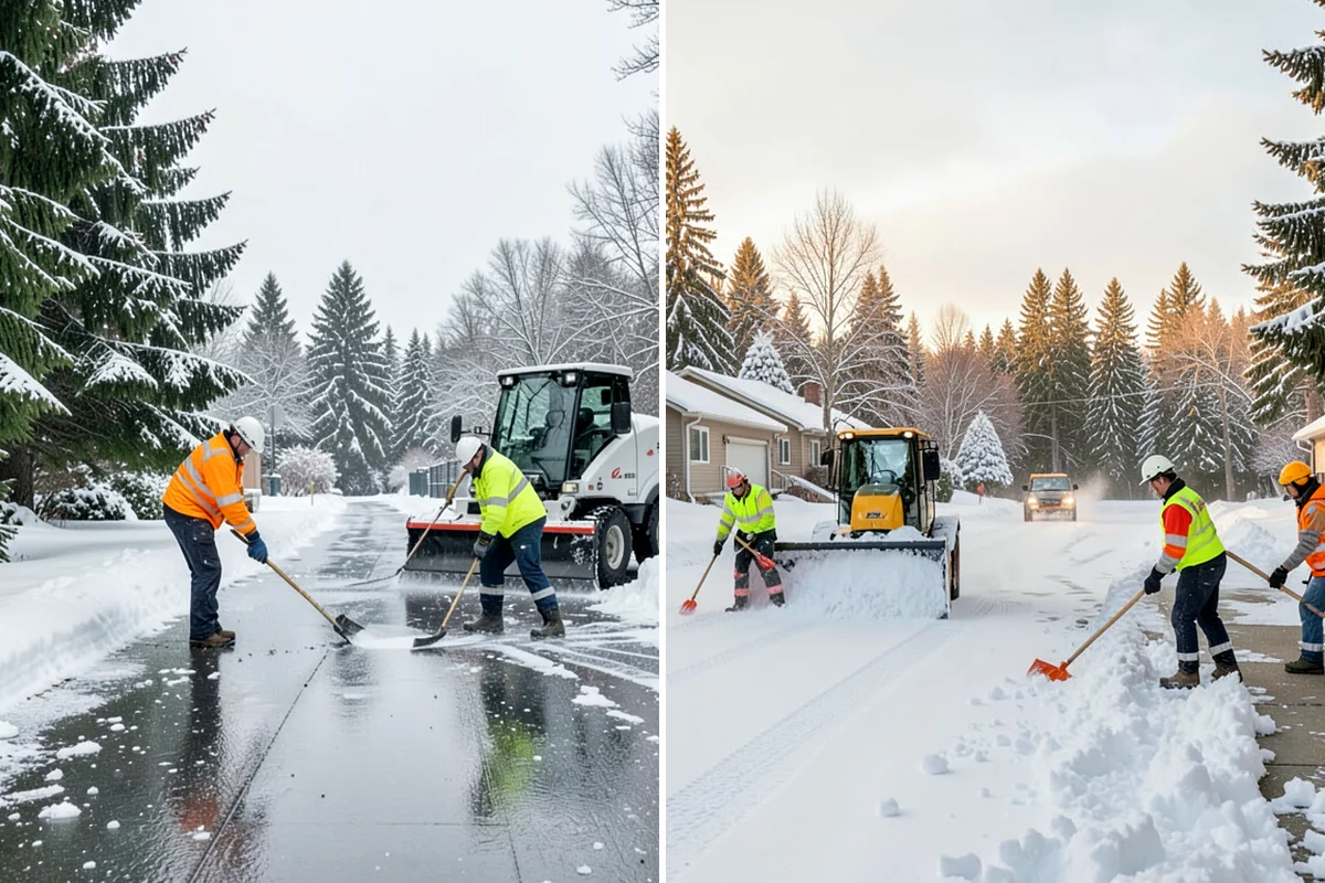 Fitness Center Parking Lot Snow Removal in DuPont, Pierce County, WA - Confirm early opening and peak hours with fitness center staff