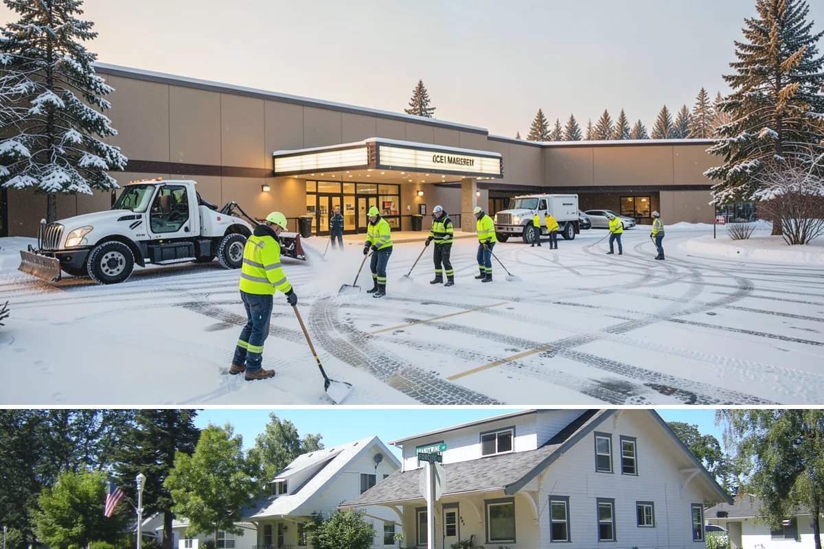 Fitness Center Parking Lot Snow Removal in DuPont, Pierce County, WA - Fitness center lots in Western Washington face peak snow demand from December through February, when dark morning freezes meet...