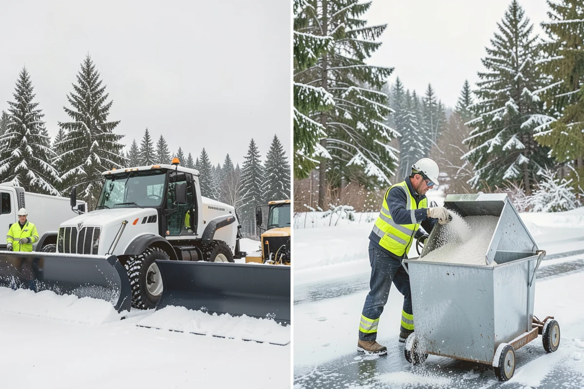 Fitness Center Parking Lot Snow Removal in Eatonville, Pierce County, WA - Confirm early opening and peak hours with fitness center staff