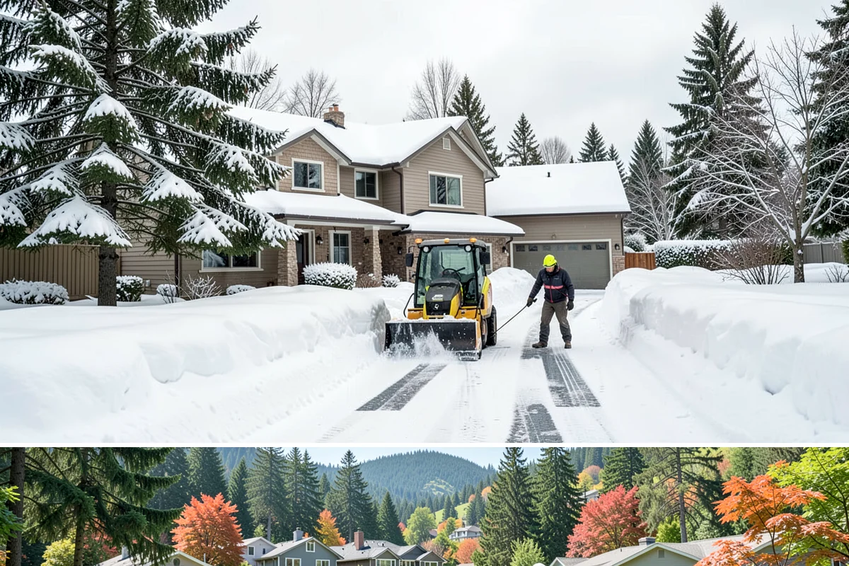 Fitness Center Parking Lot Snow Removal in Fircrest, Pierce County, WA - Fitness center lots in Western Washington face peak snow demand from December through February, when dark morning freezes meet...
