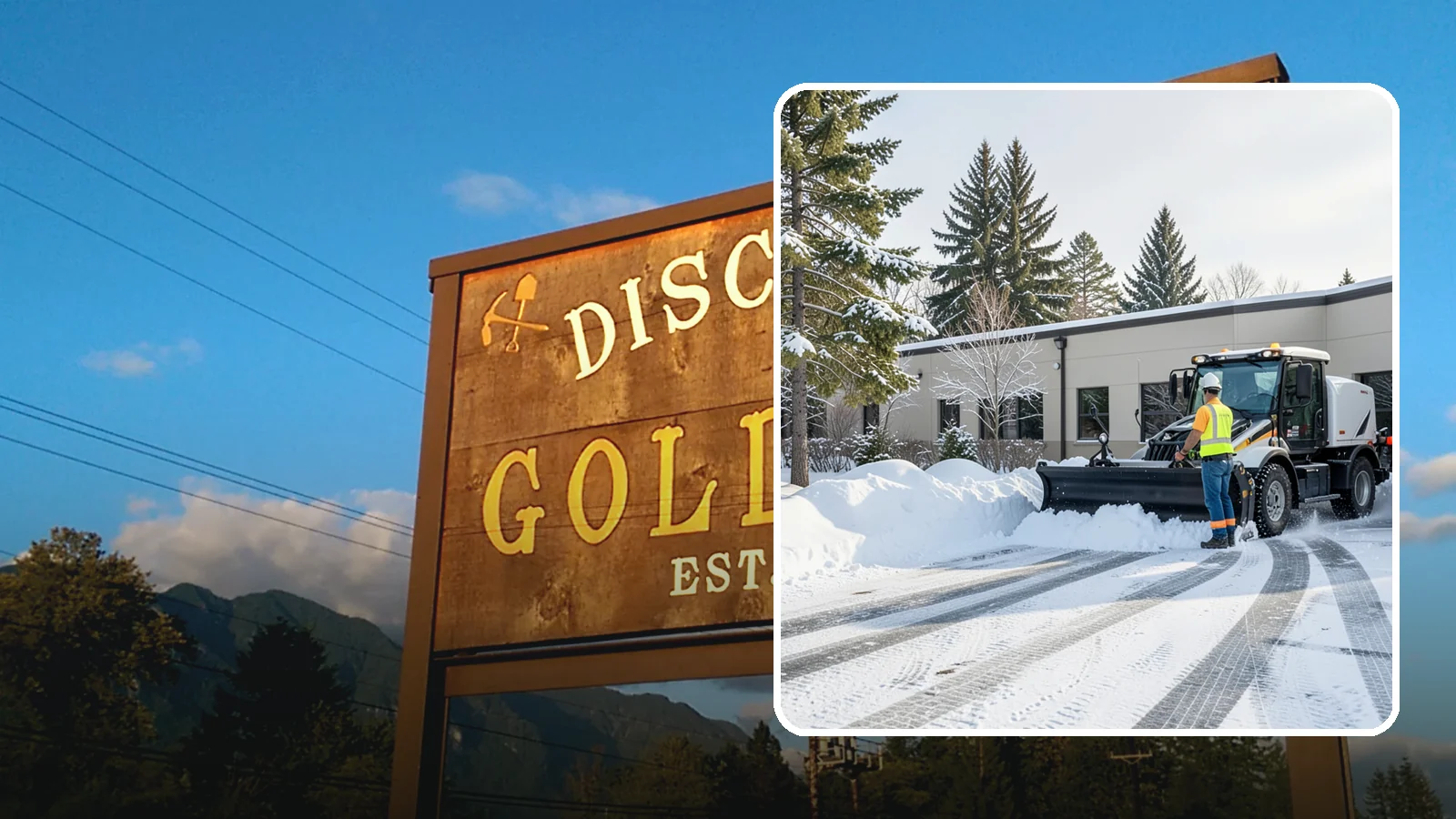 Fitness Center Parking Lot Snow Removal in Gold Bar, Snohomish County, WA - We clear fitness center lots before dawn so Western Washington members can work out safely through winter.
