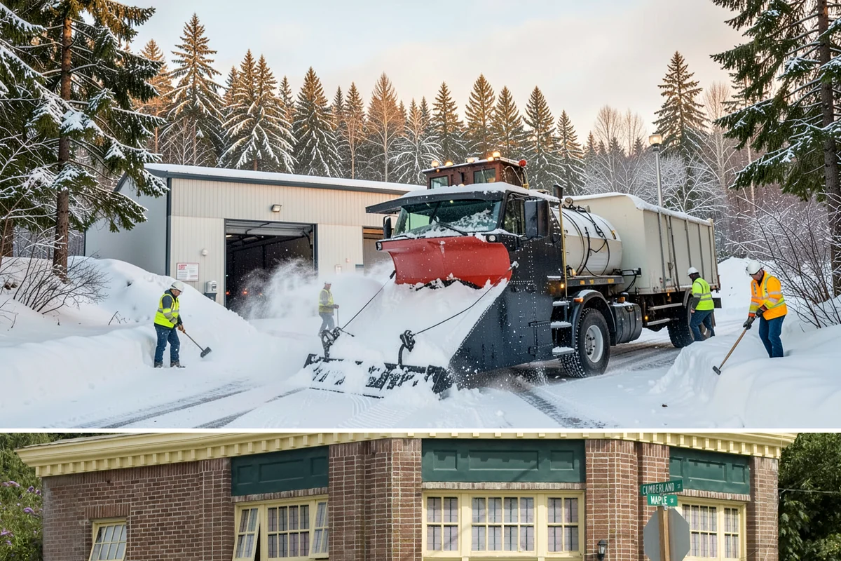 Fitness Center Parking Lot Snow Removal in Hamilton, Skagit County, WA - Fitness center lots in Western Washington face peak snow demand from December through February, when dark morning freezes meet...