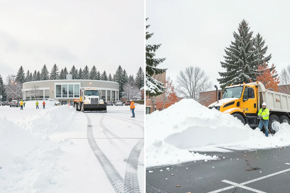 Fitness Center Parking Lot Snow Removal in Issaquah, King County, WA - Confirm early opening and peak hours with fitness center staff