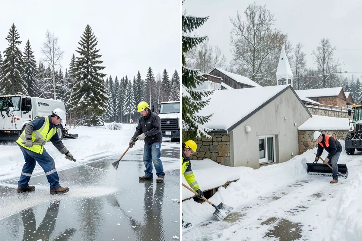 Fitness Center Parking Lot Snow Removal in Kenmore, King County, WA - Confirm early opening and peak hours with fitness center staff