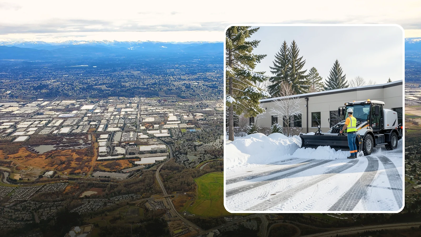 Fitness Center Parking Lot Snow Removal in Kent, King County, WA - We clear fitness center lots before dawn so Western Washington members can work out safely through winter.