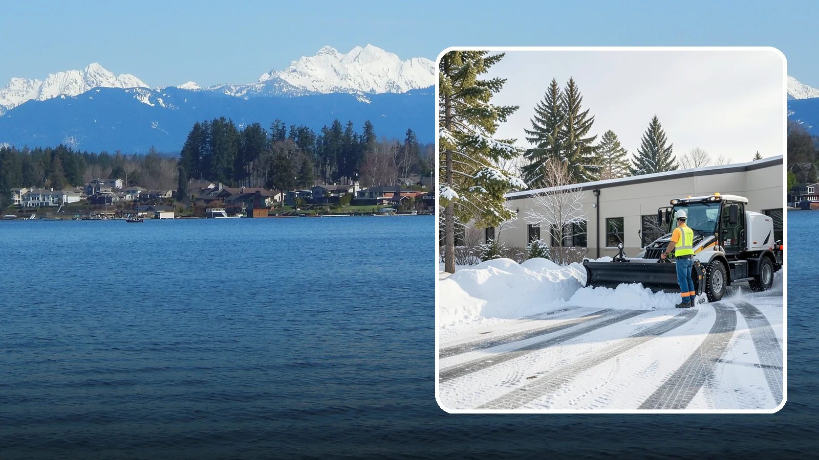 Fitness Center Parking Lot Snow Removal in Lake Stevens, Snohomish County, WA - We clear fitness center lots before dawn so Western Washington members can work out safely through winter.