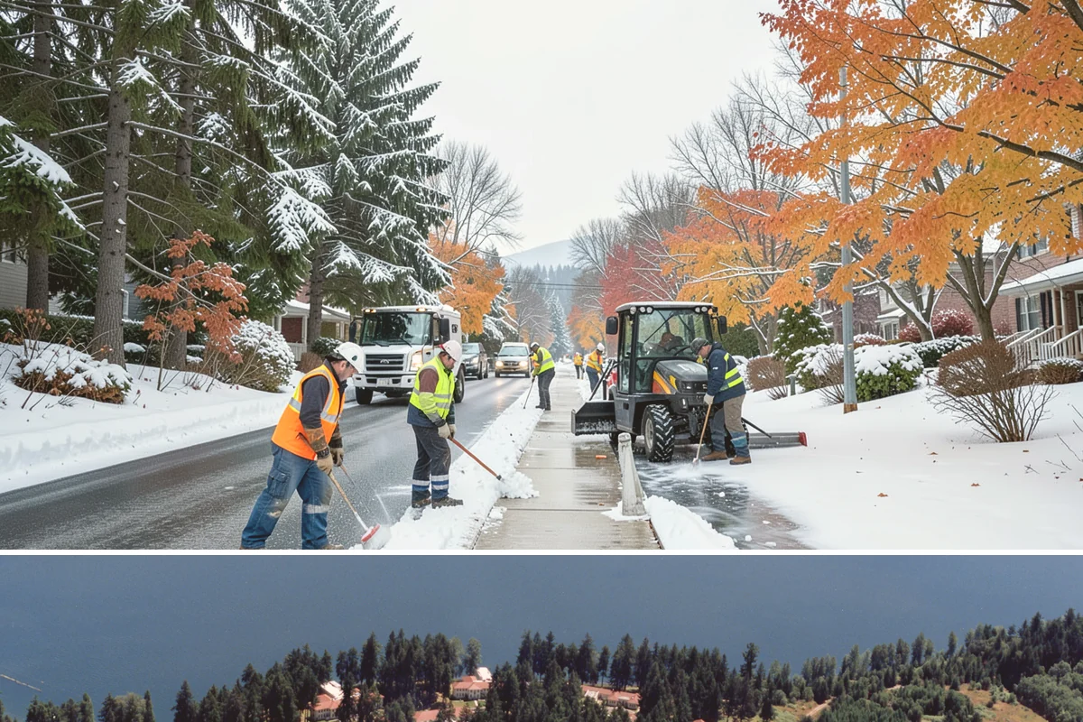 Fitness Center Parking Lot Snow Removal in Lakewood, Pierce County, WA - Fitness center lots in Western Washington face peak snow demand from December through February, when dark morning freezes meet...