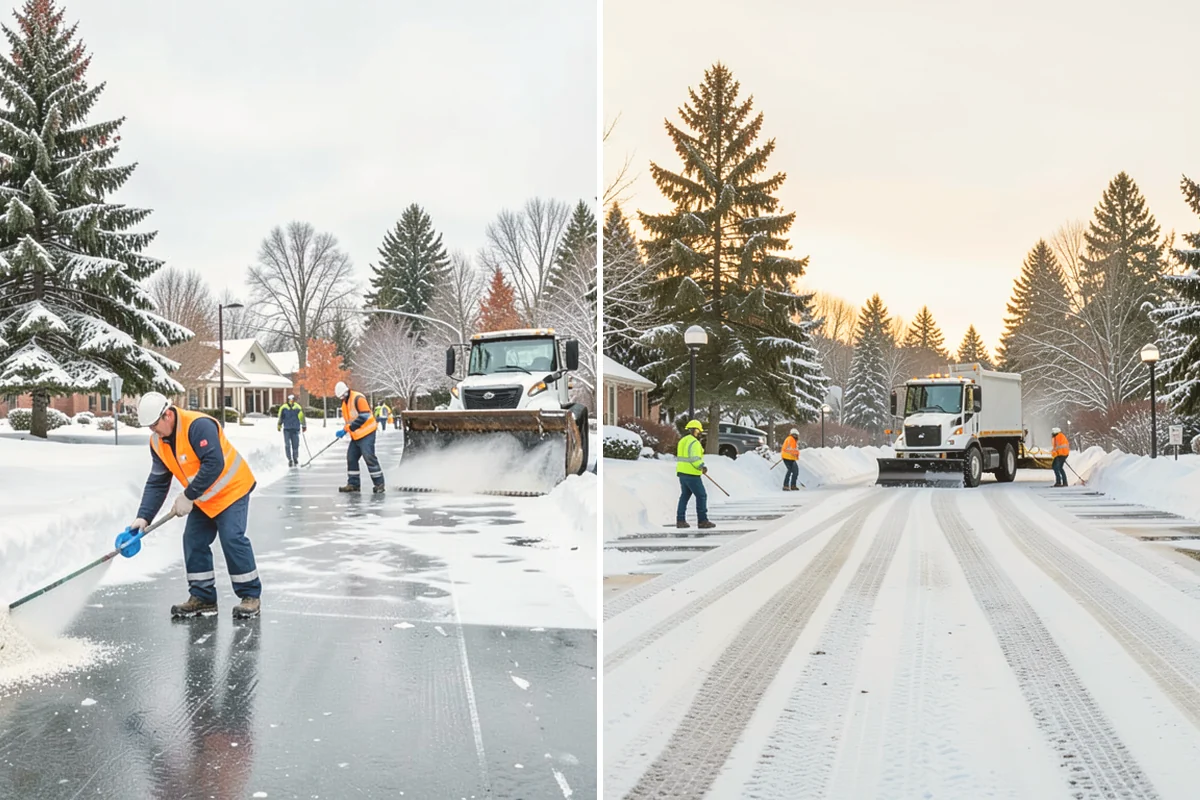 Fitness Center Parking Lot Snow Removal in Lynnwood, Snohomish County, WA - Confirm early opening and peak hours with fitness center staff