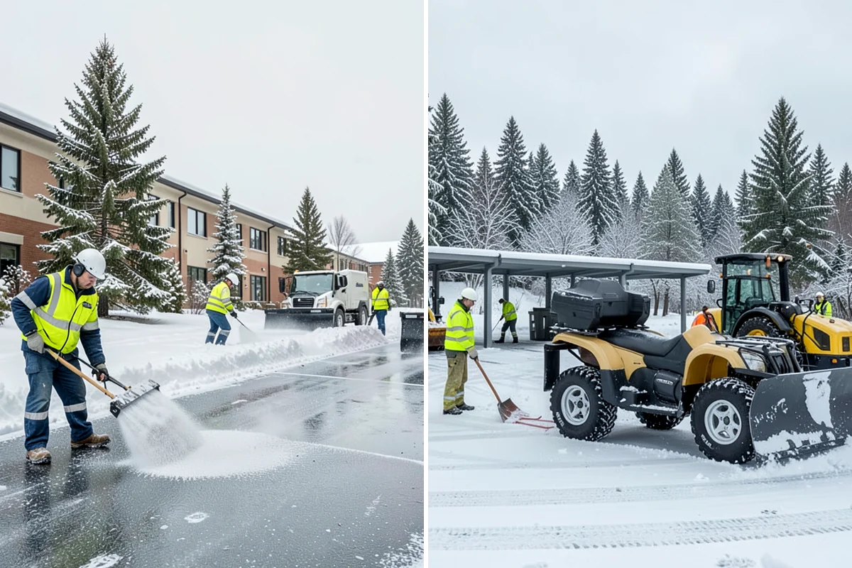 Fitness Center Parking Lot Snow Removal in Maple Valley, King County, WA - Confirm early opening and peak hours with fitness center staff