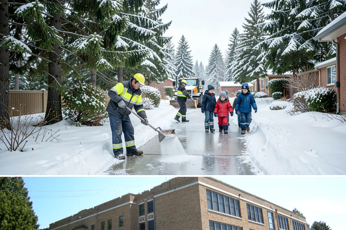 Fitness Center Parking Lot Snow Removal in Maple Valley, King County, WA - Fitness center lots in Western Washington face peak snow demand from December through February, when dark morning freezes meet...