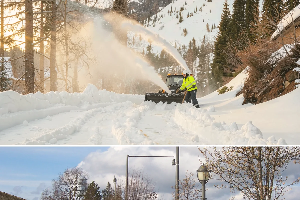 Fitness Center Parking Lot Snow Removal in Marysville, Snohomish County, WA - Fitness center lots in Western Washington face peak snow demand from December through February, when dark morning freezes meet...
