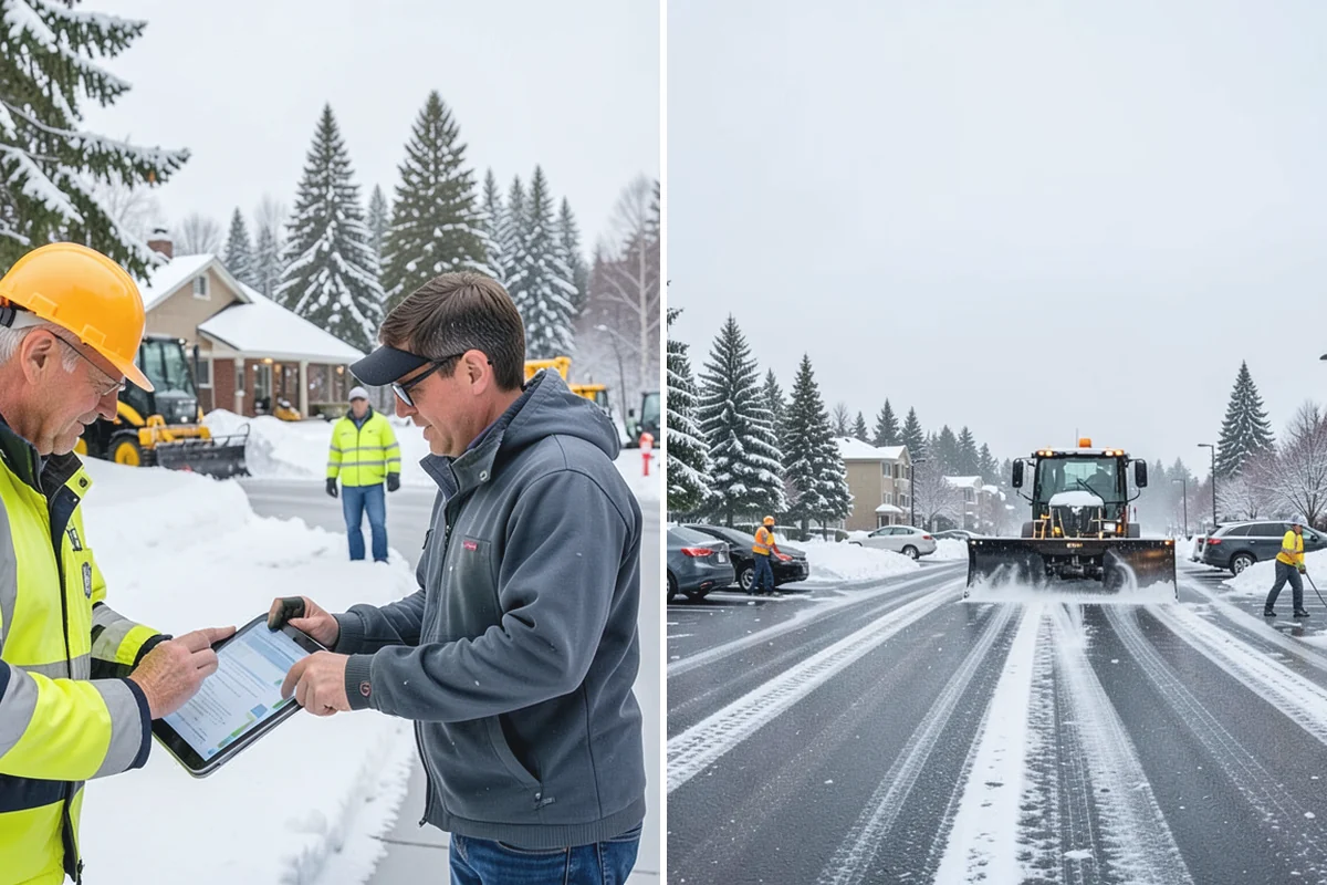 Fitness Center Parking Lot Snow Removal in Medina, King County, WA - Confirm early opening and peak hours with fitness center staff