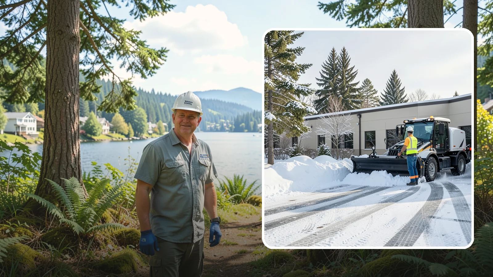 Fitness Center Parking Lot Snow Removal in Milton, King County, WA - We clear fitness center lots before dawn so Western Washington members can work out safely through winter.