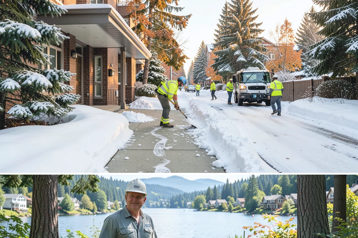 Fitness Center Parking Lot Snow Removal in Milton, King County, WA - Fitness center lots in Western Washington face peak snow demand from December through February, when dark morning freezes meet...