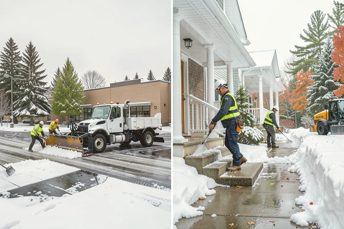 Fitness Center Parking Lot Snow Removal in Mount Vernon, Skagit County, WA - Confirm early opening and peak hours with fitness center staff