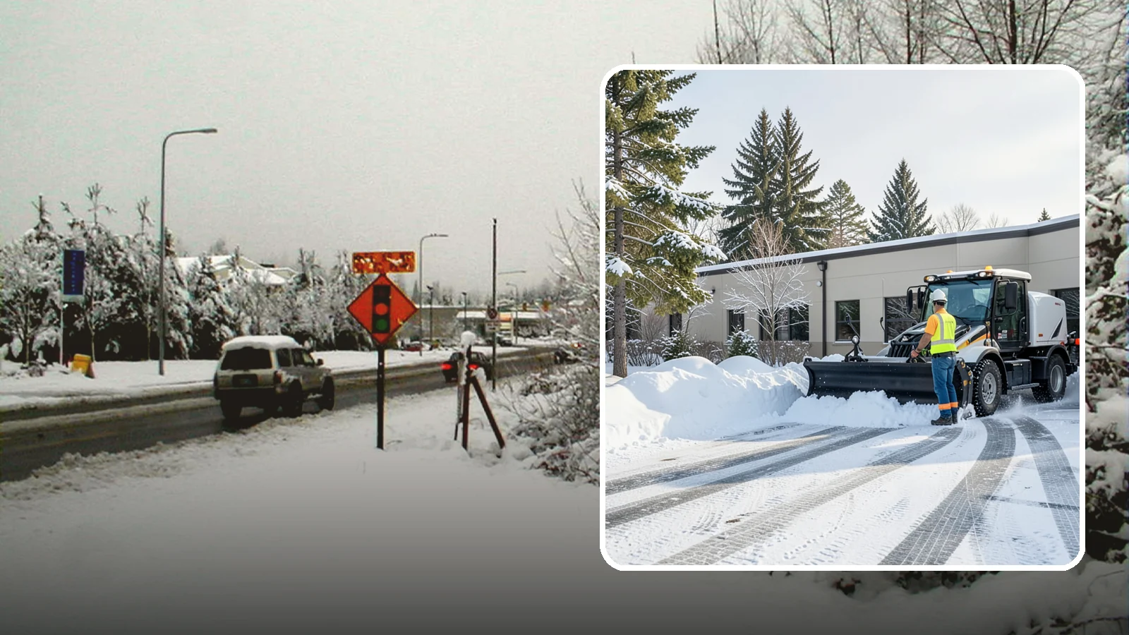 Fitness Center Parking Lot Snow Removal in Newcastle, King County, WA - We clear fitness center lots before dawn so Western Washington members can work out safely through winter.