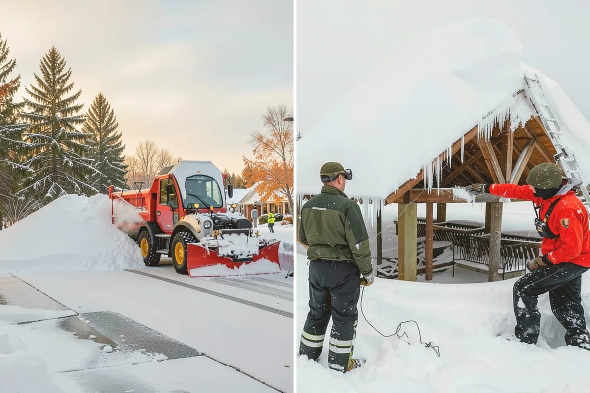 Fitness Center Parking Lot Snow Removal in Newcastle, King County, WA - Confirm early opening and peak hours with fitness center staff