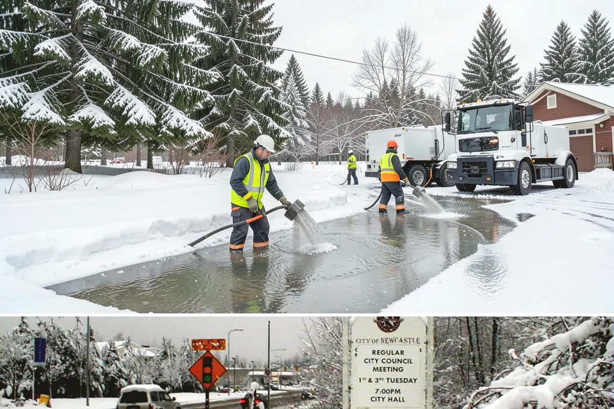 Fitness Center Parking Lot Snow Removal in Newcastle, King County, WA - Fitness center lots in Western Washington face peak snow demand from December through February, when dark morning freezes meet...
