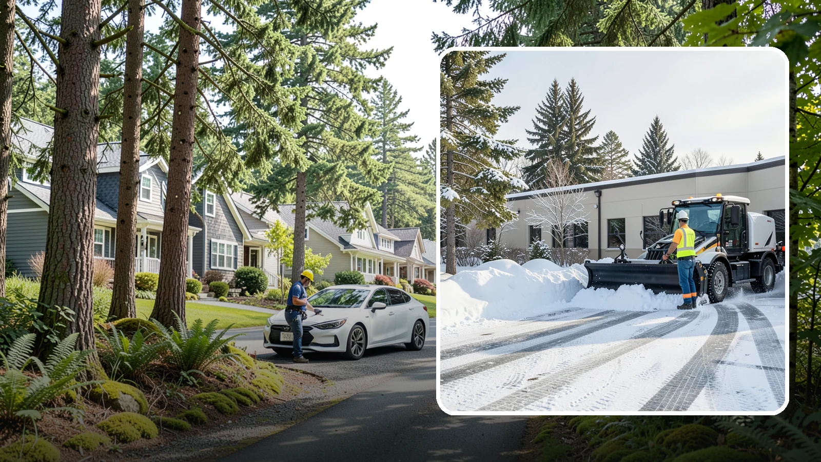 Fitness Center Parking Lot Snow Removal in Normandy Park, King County, WA - We clear fitness center lots before dawn so Western Washington members can work out safely through winter.