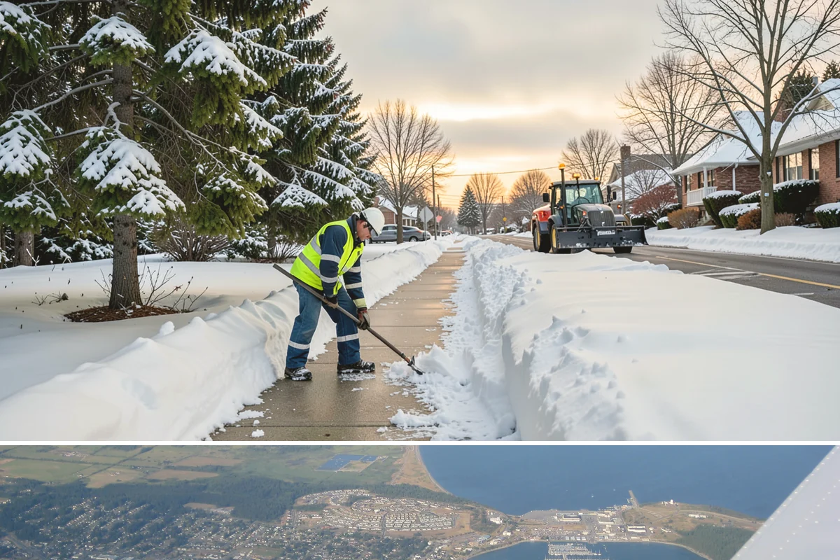 Fitness Center Parking Lot Snow Removal in Oak Harbor, Island County, WA - Fitness center lots in Western Washington face peak snow demand from December through February, when dark morning freezes meet...