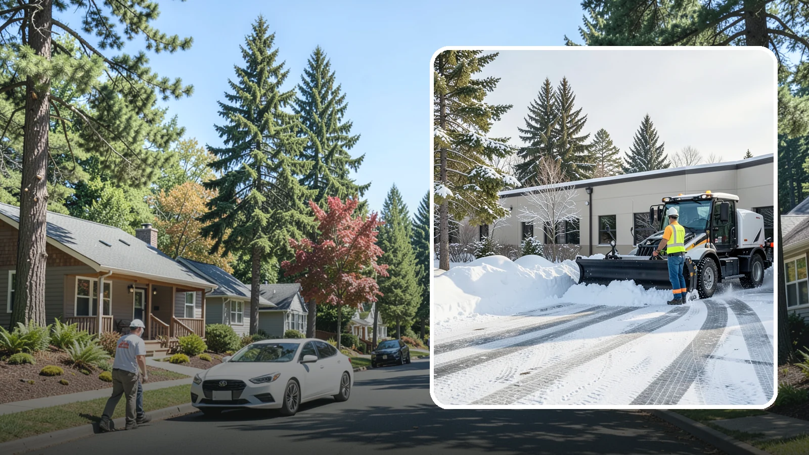 Fitness Center Parking Lot Snow Removal in Orting, Pierce County, WA - We clear fitness center lots before dawn so Western Washington members can work out safely through winter.