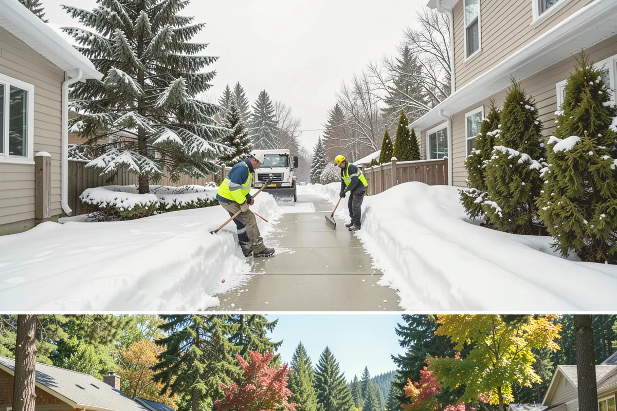 Fitness Center Parking Lot Snow Removal in Orting, Pierce County, WA - Fitness center lots in Western Washington face peak snow demand from December through February, when dark morning freezes meet...