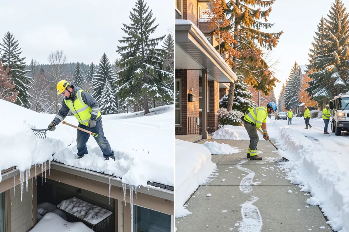 Fitness Center Parking Lot Snow Removal in Renton, King County, WA - Confirm early opening and peak hours with fitness center staff