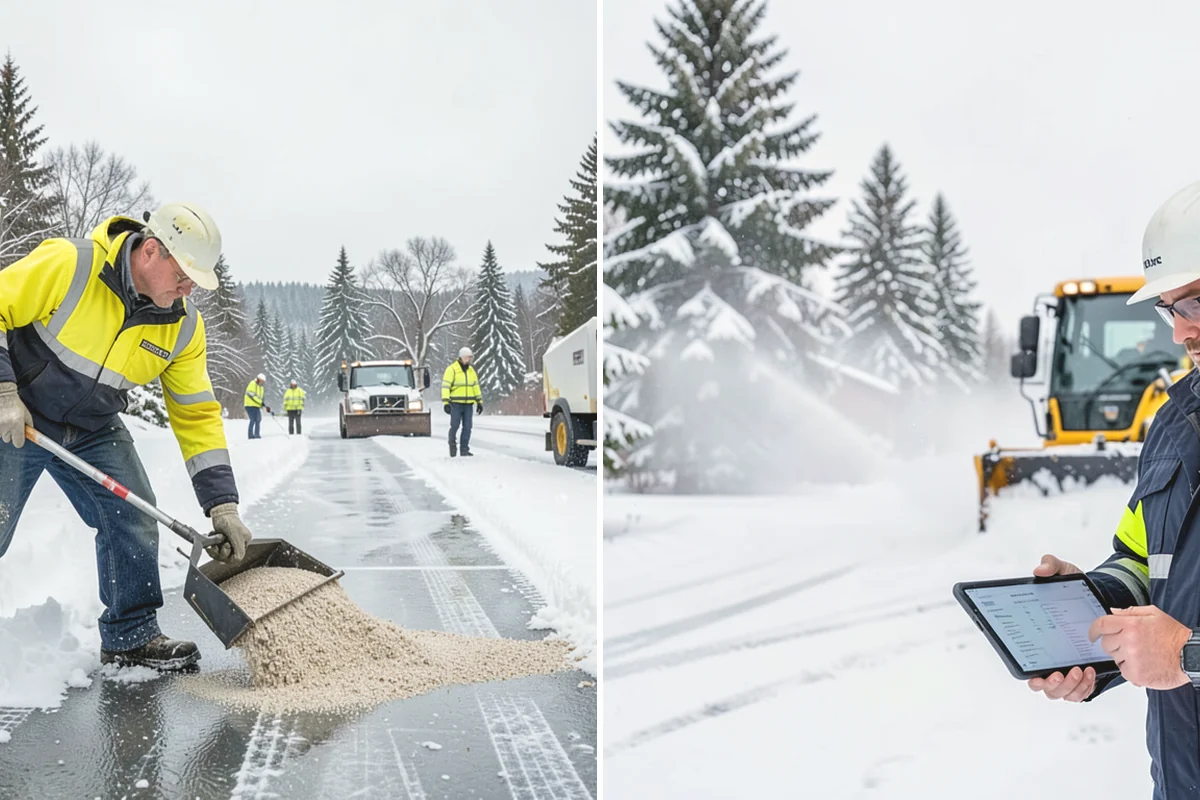 Fitness Center Parking Lot Snow Removal in Ruston, Pierce County, WA - Confirm early opening and peak hours with fitness center staff