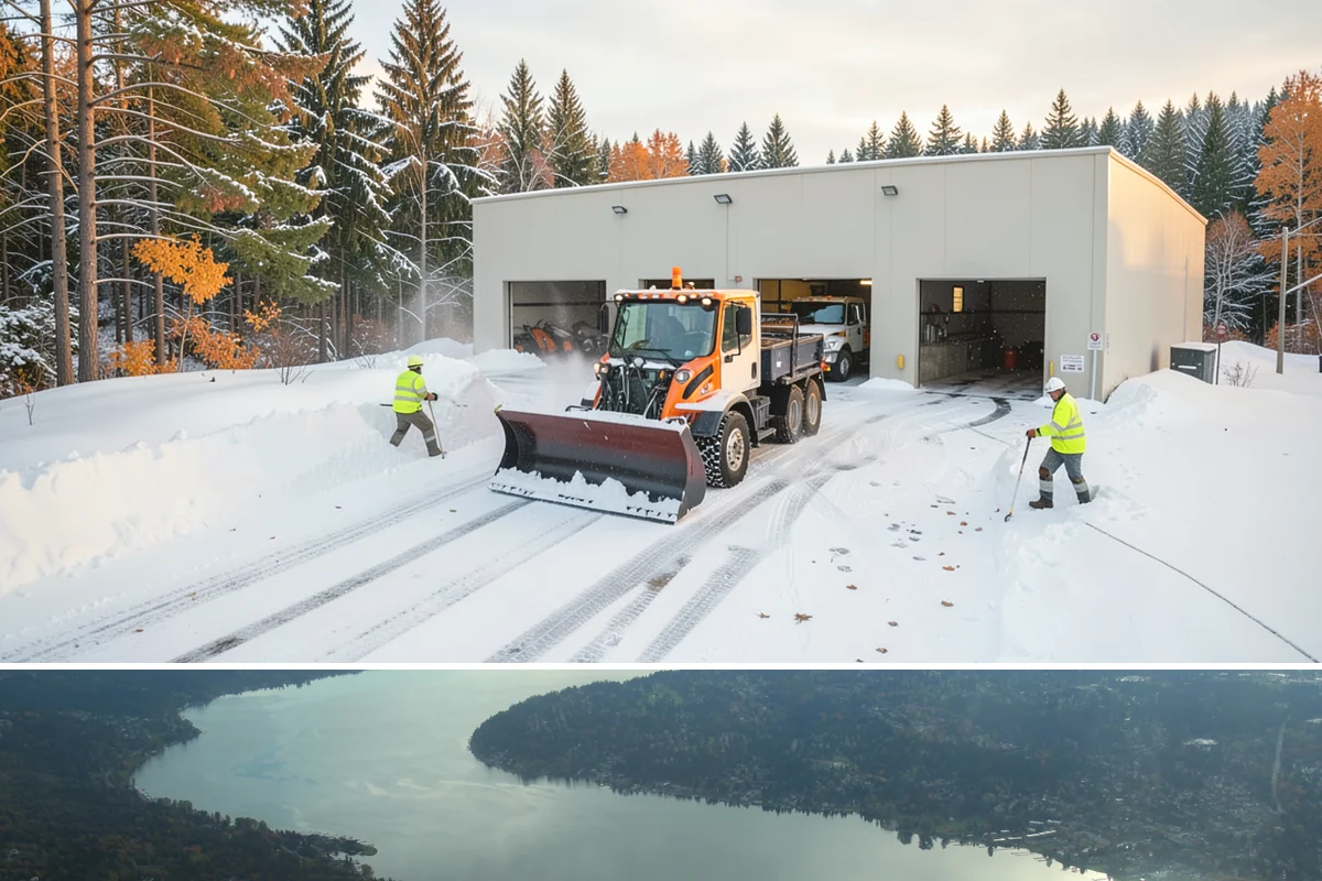 Fitness Center Parking Lot Snow Removal in Sammamish, King County, WA - Fitness center lots in Western Washington face peak snow demand from December through February, when dark morning freezes meet...