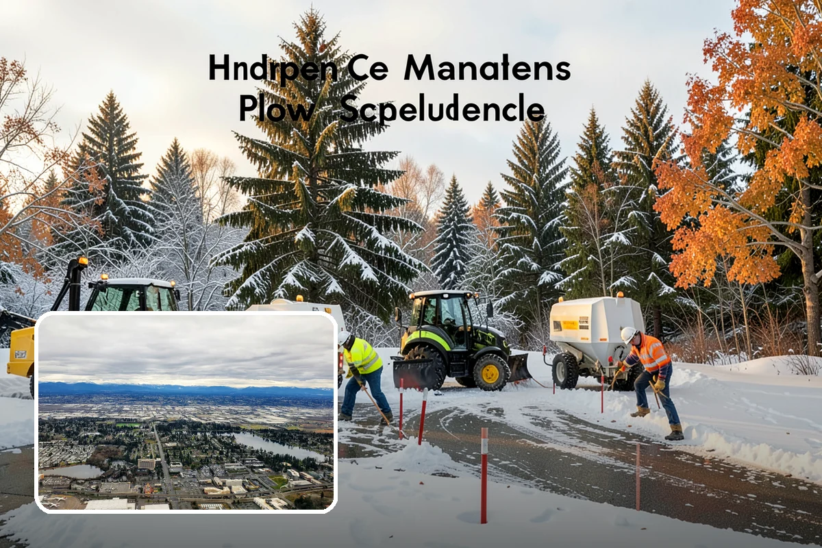 Fitness Center Parking Lot Snow Removal in SeaTac, King County, WA - Members reach the door safely for pre-dawn and evening workouts