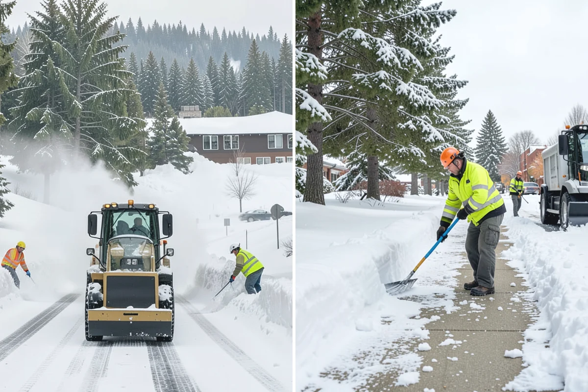 Fitness Center Parking Lot Snow Removal in South Prairie, Pierce County, WA - Confirm early opening and peak hours with fitness center staff
