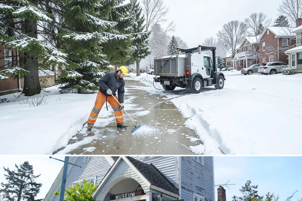 Fitness Center Parking Lot Snow Removal in Steilacoom, Pierce County, WA - Fitness center lots in Western Washington face peak snow demand from December through February, when dark morning freezes meet...