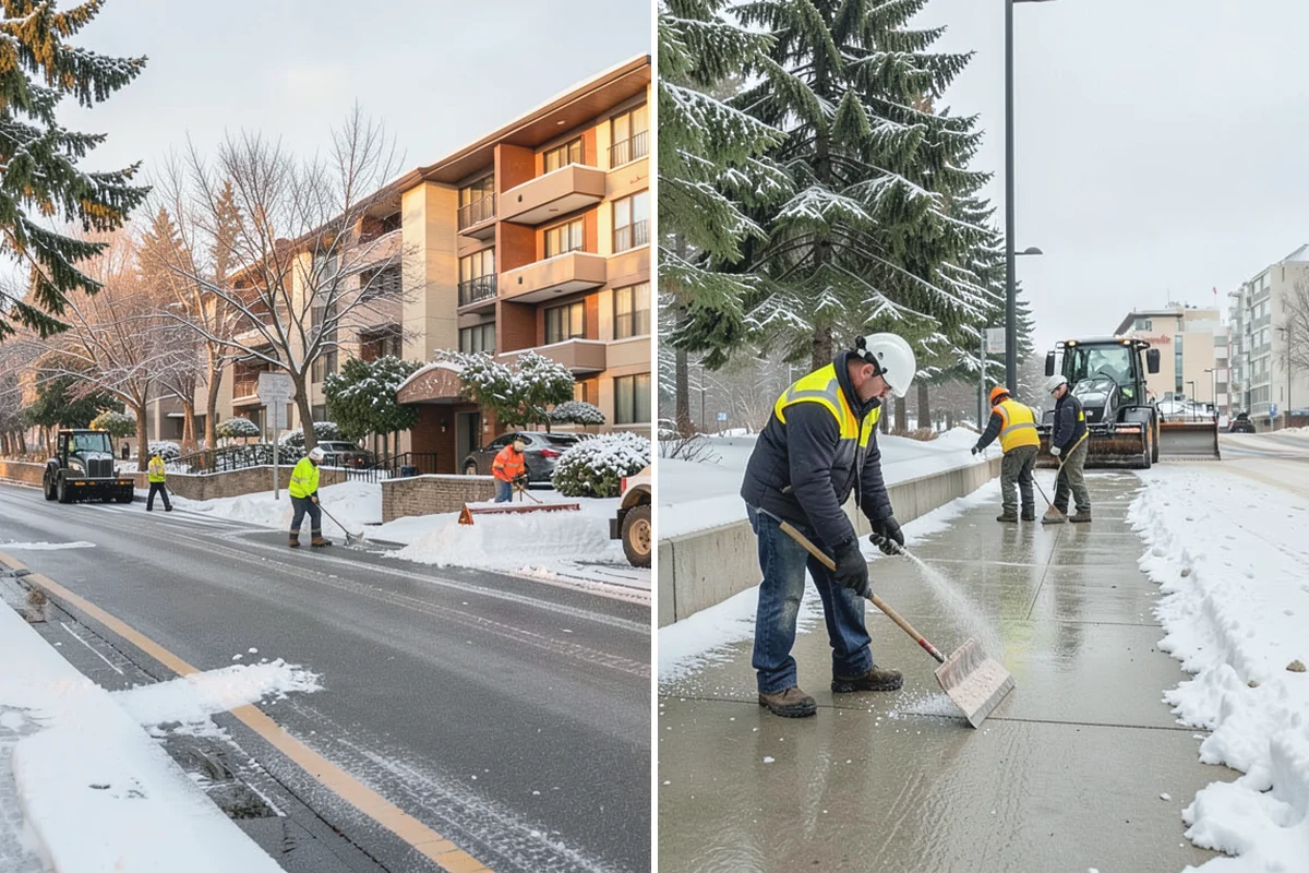 Fitness Center Parking Lot Snow Removal in Wilkeson, Pierce County, WA - Confirm early opening and peak hours with fitness center staff
