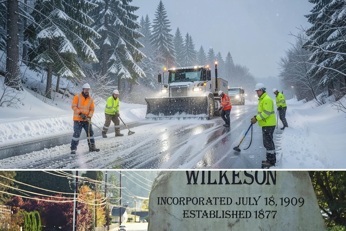 Fitness Center Parking Lot Snow Removal in Wilkeson, Pierce County, WA - Fitness center lots in Western Washington face peak snow demand from December through February, when dark morning freezes meet...