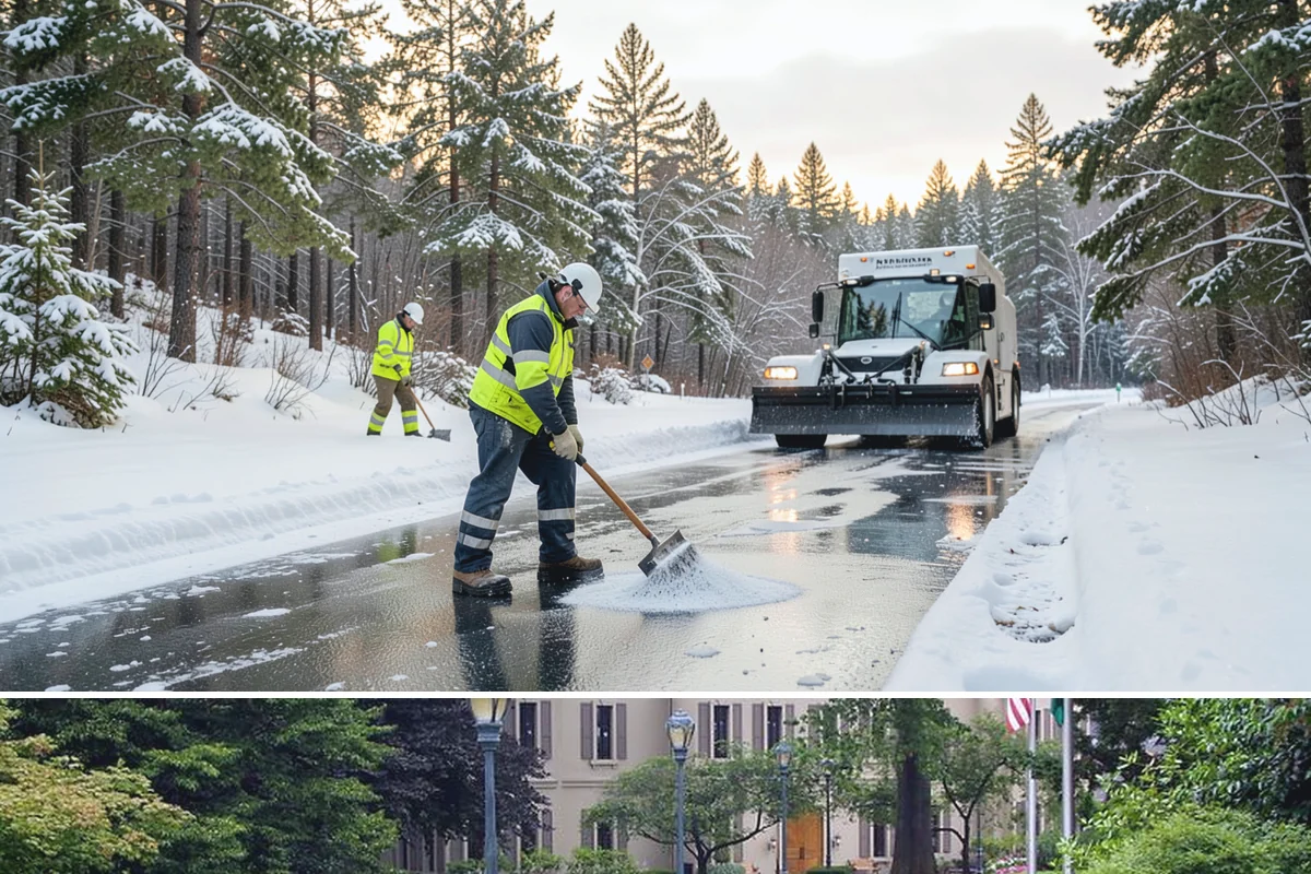Fitness Center Parking Lot Snow Removal in Woodinville, King County, WA - Fitness center lots in Western Washington face peak snow demand from December through February, when dark morning freezes meet...