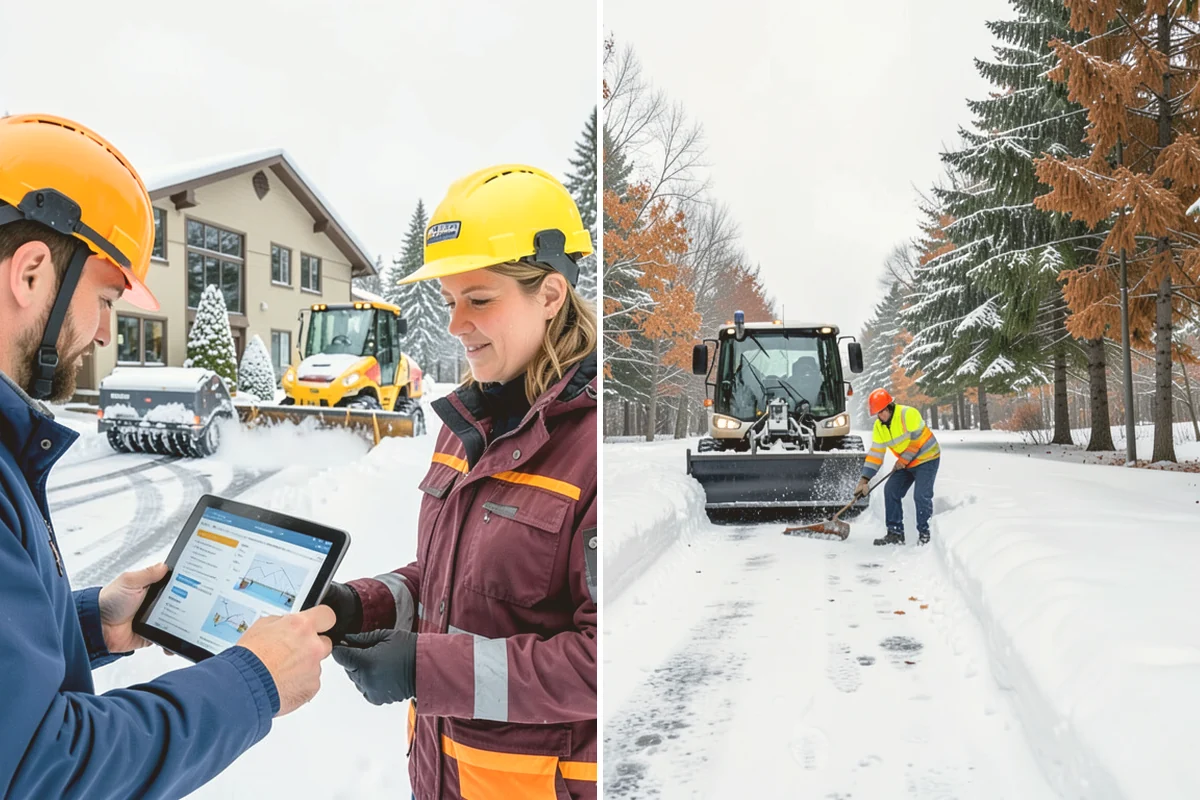 Fitness Center Sidewalk Clearing in Algona, King County, WA - Clear the entrance and approach before the earliest opening
